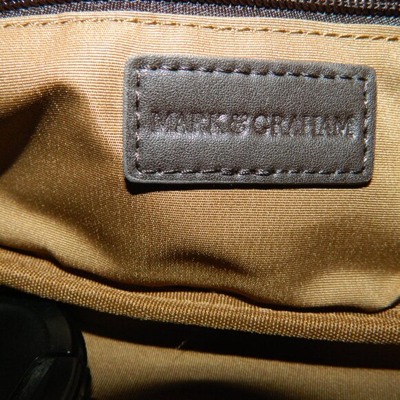 Mark & Graham Jack Waxed Canvas Travel Bag Pouch Blue - Picture 4 of 6